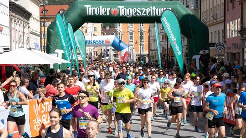 LäuferInnen des Stadtlaufs Gut gelaufen