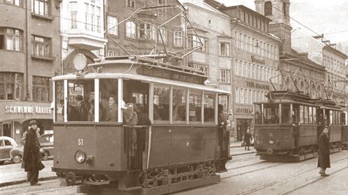 Historische Straßenbahn Von Dampf bis Strom