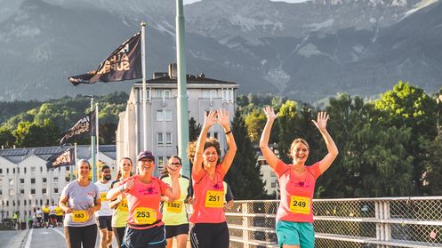 LäuferInnen in Innsbruck
