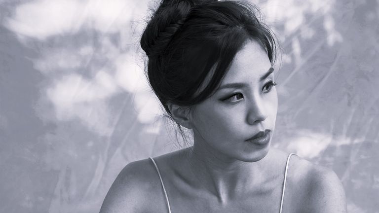 Musikerin mit Flöte, Shen-Fang Chiu