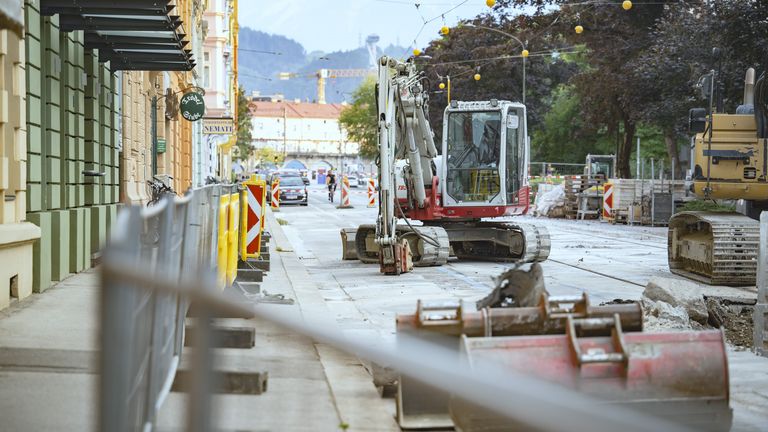 Baustelle im Saggen