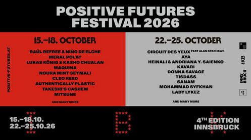 Line-up Positive Futures Festival 