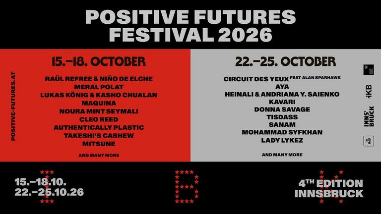 Line-up Positive Futures Festival 