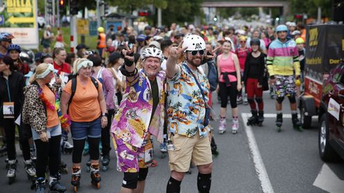 Happy-Nightskate im Juni und Juli, (c) Happy Fitness Nightskate ist zurück