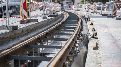 Baustelle in Innsbruck Sanierung im Sommer