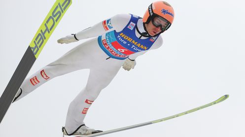 Schispringer Stefan Kraft im Flug
