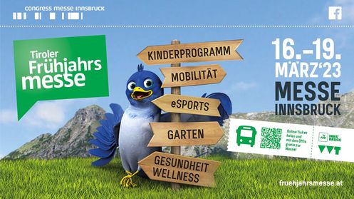 Plakat der Frühlingsmesse 2023 Frühjahrsmesse tut gut