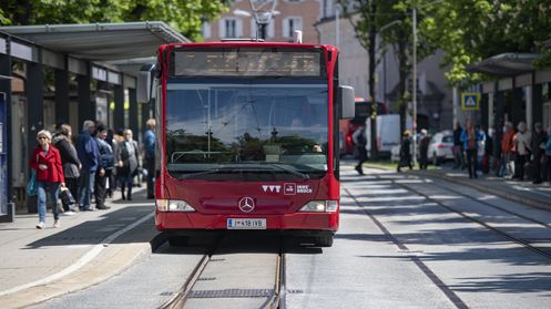 Fahrplanänderung (c) IVB/Berger Änderungen des Fahrplans