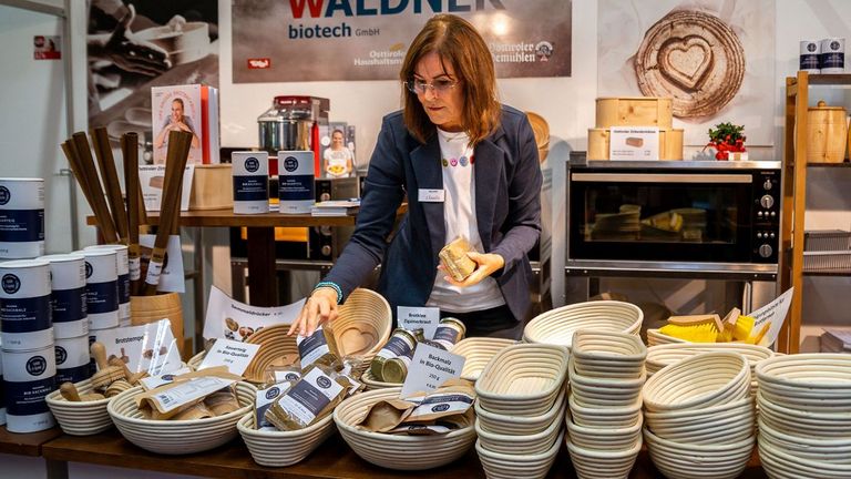 Verkaufsstand auf der Herbstmesse