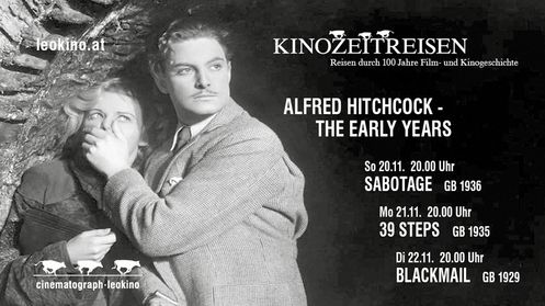 Filmplakat Alfred Hitchcock Hitchcock-Special im Leokino