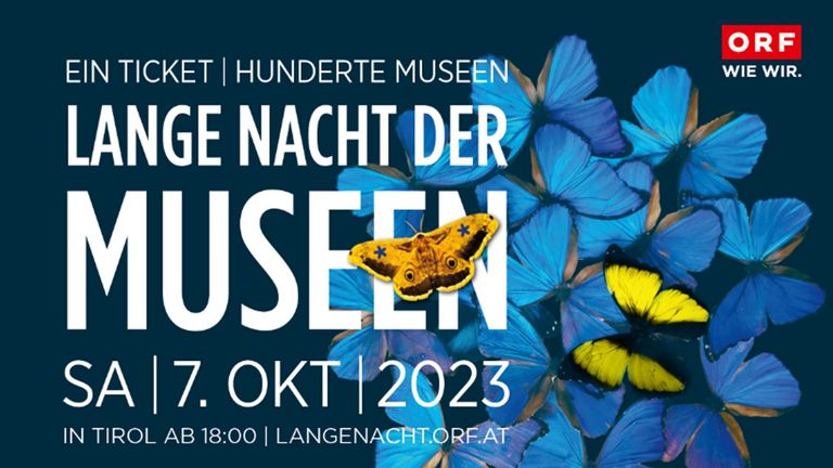 Veranstaltungsplakat Lange Nacht der Museen 2023