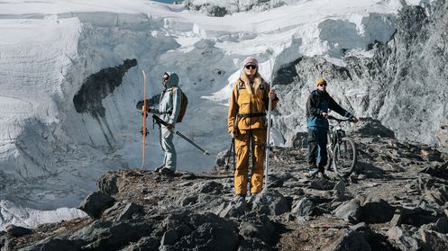 Schonende Wege in den Schnee. (c)Salewa Schonende Wege in den Schnee